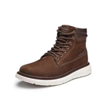 Imagem de Bota Coturno Masculina Nobuck Zíper Confortável Casual-Masculino
