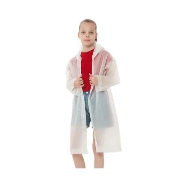 Imagem de Capa De Chuva Infantil Impermeável Reutilizável Para Viagem, Equipamen