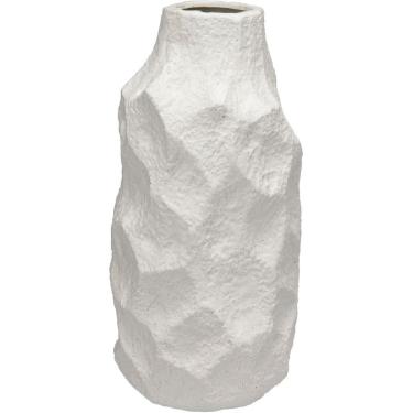 Imagem de VASO DECORATIVO ENFEITE CASA HOME&CO CERÂMICA 38x18x18cm BRANCO
