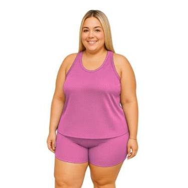 Imagem de Regata Nadador Feminina Dry Fitness Academia Plus Size-Feminino