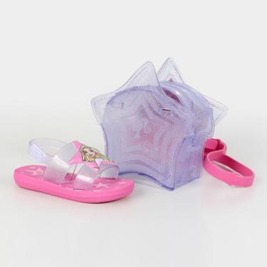 Imagem de Sandália Barbie Popstar Bag Grendene 23270 Rosa, Rosa, Vidro glitter, 