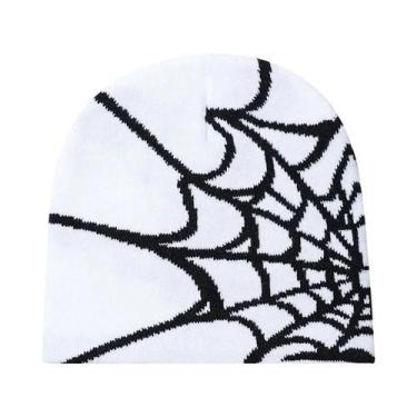 Imagem de Gorro De Inverno Unissex Com Padrão De Aranha, Elástico, Para Esportes