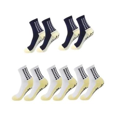 Imagem de Meias Esportivas Masculinas Antiderrapantes Para Futebol, Basquete E I