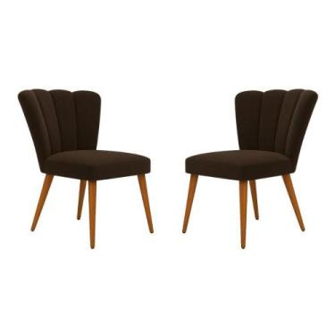 Imagem de Kit 2 Cadeiras Liz Para Penteadeira Quarto Salão De Estética - Móveis 