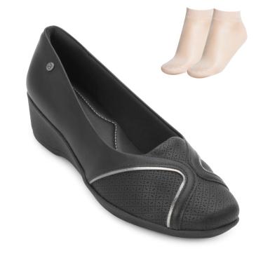 Imagem de Sapato Anabela Piccadilly e Meia PD25-14322