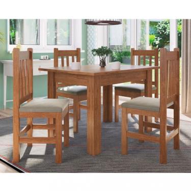 Imagem de Conjunto Mesa e 4 Cadeiras 122/15 Moveis Zamarchi