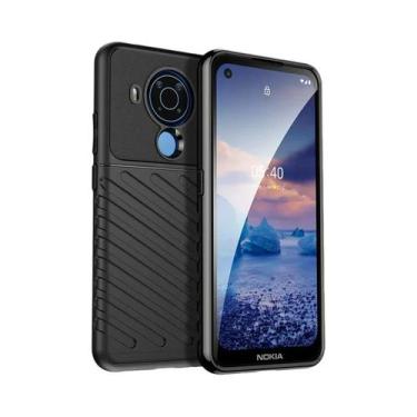 Imagem de Capa luxuosa de silicone à prova de choque para Nokia 5.4 - NONE, Pret