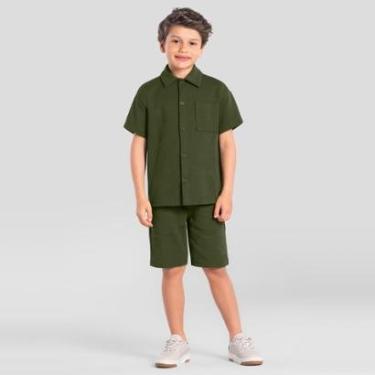 Imagem de Bermuda infantil menino em moletinho tricot Mundi-Masculino