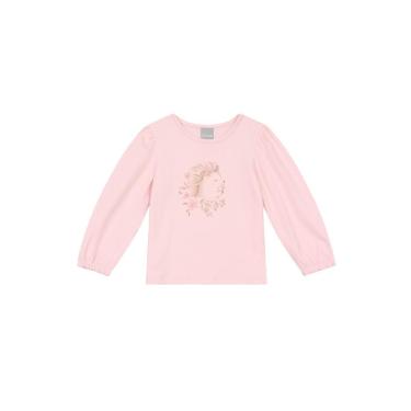 Imagem de Blusa infantil menina com estampa metalizada Mundi-Feminino