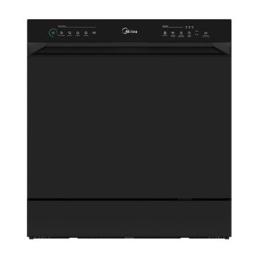 Imagem de Lava Louças de Embutir Midea MDWTF08B1 8 Serviços Touch Plus Painel Full Preto