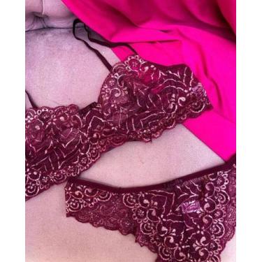 Imagem de Lingerie Vera - Miss Ane Lingerie , Vermelho vinho, M