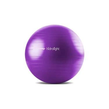Imagem de Bola de Exercícios Hidrolight Roxa Anti Burst 65cm