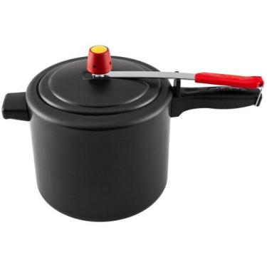 Imagem de Panela de Pressão Eirilar Antiaderente 7L Preto - Eiriflon