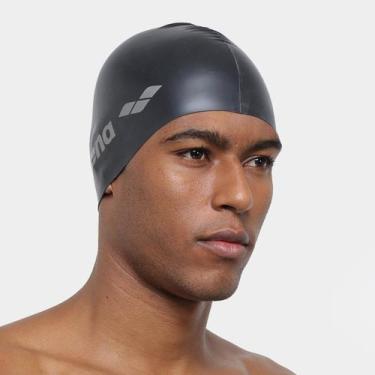 Imagem de Touca de Natação Arena Classic Silicone, Preto, Único