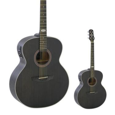 Imagem de Violão Strinberg Semi Jumbo Elétrico Cordas de Aço SJ200 TOS Tobacco S