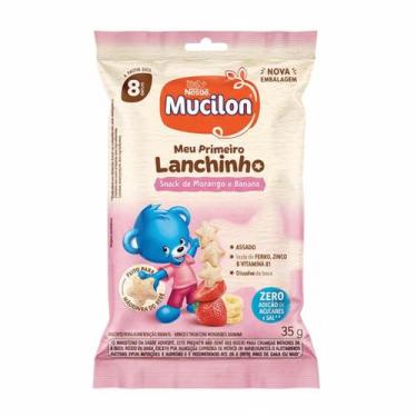 Imagem de Snack Meu Primeiro Lanchinho Mucilon Morango e Banana 35g