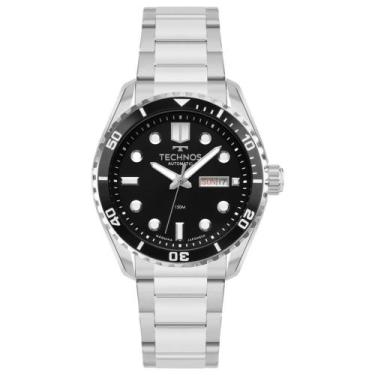 Imagem de Relógio Technos Masculino Automático Diver Prata - 8205PH/1P