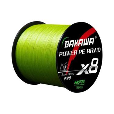 Imagem de Linha De Pesca Trançada Super Forte BAKAWA X8 PE 300M/500M 20LB-90LB M