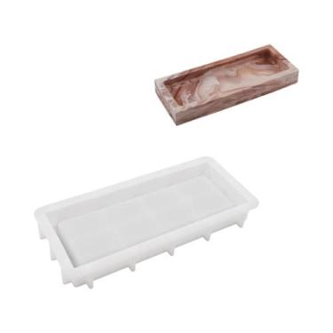 Imagem de Molde De Silicone Retangular Para Bandeja De Armazenamento DIY, Para F