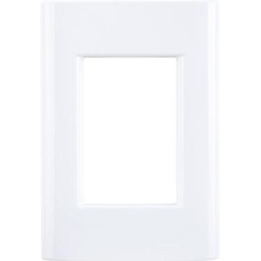 Imagem de Placa 3 Postos 4x2 Tramontina Giz Branca
