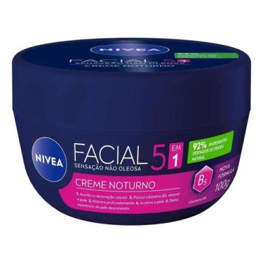Imagem de Creme Facial Noturno Nivea 7 em 1 Não Oleoso 100g