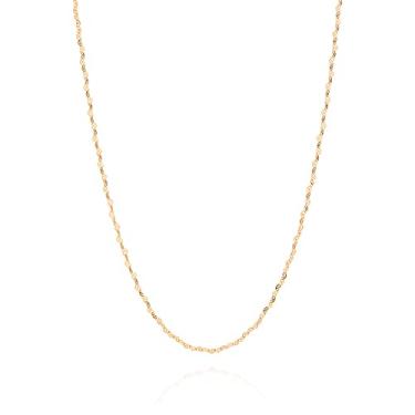 Imagem de Cordão Infantil Rommanel Banhado A Ouro Fio De Corações 35 Cm 531493