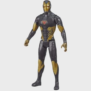 Imagem de Boneco vingadores titan hero traje dourado homem de ferro - E7878 - hasbro
