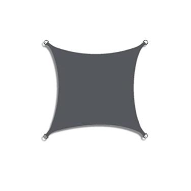 Imagem de KBREE Toldo de lona dobrável protetor solar ao ar livre e cobertura à prova d'água guarda-sol Oxford pano sombra triângulo quatro retangulares