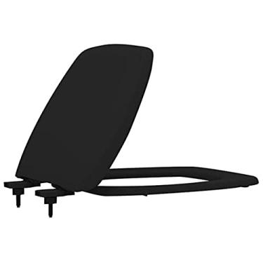 Imagem de ASSENTO FIORI PRÍMULA AMARÍLIS HERVY LAGUNA CELITE STYLUS SOFT CLOSE POLIPROPILENO PRETO TUPAN