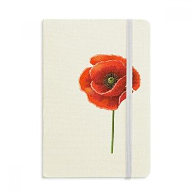 Imagem de Caderno de arte Red Flower Art Painting milho Simplicity oficial de capa dura de tecido diário clássico