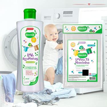 Imagem de Detergente Líquido Lava 500ml e Saco de Roupas Bioclub