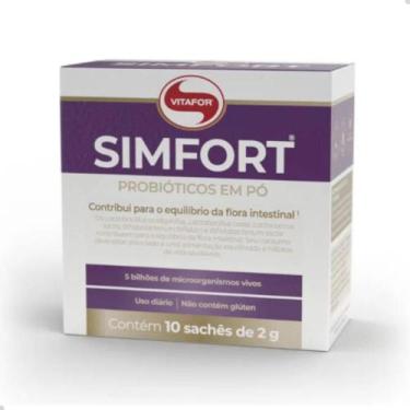 Imagem de Simfort Probiótico 2G Caixa 10 Sachês Vitafor