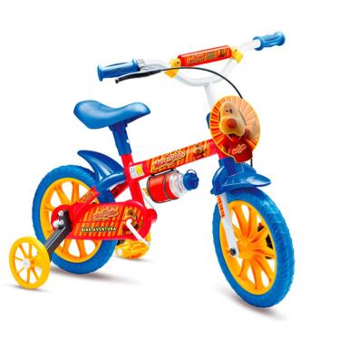 Imagem de Bicicleta Infantil Aro 12 Colli Xicória - Azul com Vermelho