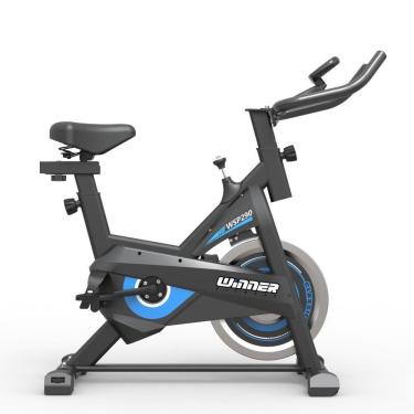 Imagem de Bicicleta Spinning Residencial Winner Fitness Wsp 290 único: preto + azul