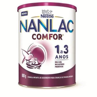 Imagem de Fórmula Infantil Sem Glúten Nestlé Nanlac Comfor Lata 800G 12 Meses A