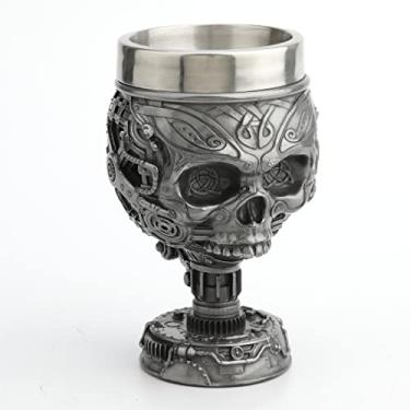 Imagem de Veronese Design Caneca de cálice da trindade celta Steampunk de 250 ml com acabamento em estanho
