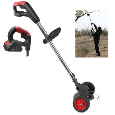 Imagem de Aparador Cortador de Grama Gramado Planta Sem Fio Portatil Jardim Quintal Limpeza Domestico Comprimento Ajustavel Potente