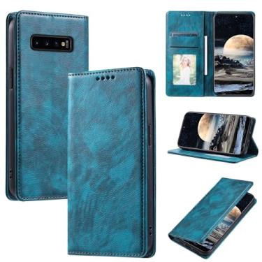 Imagem de Estojo Carteira Flip Compatível com capa carteira Samsung Galaxy S10 com porta-cartões...