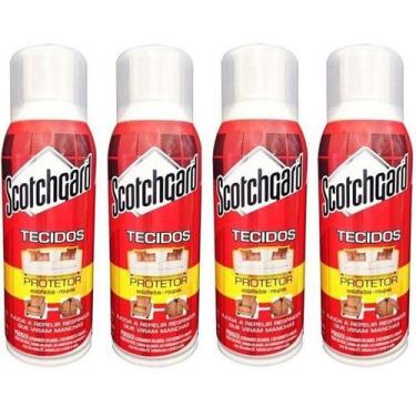 Imagem de Kit Com 4 Scotchgard 3M Protetor De Tecidos Impermeabilizante Spray 35