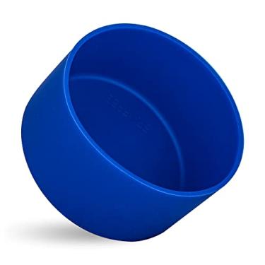 Imagem de Bota protetora de silicone para garrafas de água de aço inoxidável de 350 g - Copo Stanley de 1,134 g com alça e Stanley IceFlow 590 ml 850 g capa inferior antiderrapante, sem BPA (azul escuro)