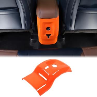 Imagem de Tampa de saída de ventilação de ar condicionado traseiro para carro compatível com Ford Maverick 2022-2024 apoio de braço central traseiro para ventilação de ar condicionado decoração moldura tampa de