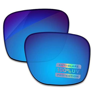 Imagem de Bowyer Lentes de reposição polarizadas para óculos de sol Oakley TwoFace OO9189 - Espelhado azul surf