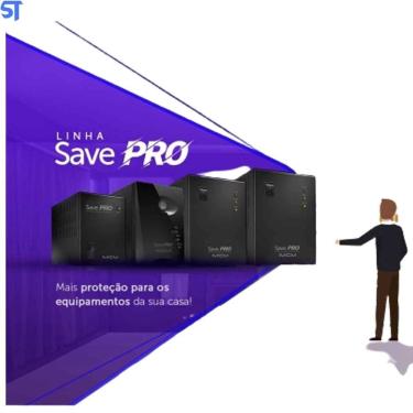 Imagem de Estabilizador save pro mcm 300va 220 para 220v