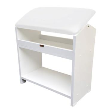 Imagem de Suporte Apoio de Pé/Perna SPA Para Manicure Pedicure Podóloga (Branco Fosco)