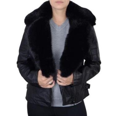 Imagem de Jaqueta Feminina Alpelo Biker Pele Preta - 403000-Feminino