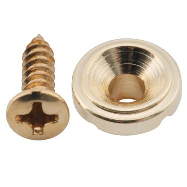 Imagem de Musiclily Pro Vintage Rebaixador de Cordas Telecaster de Aço tipo Redondo para Guitarra estilo Tele, Dourado