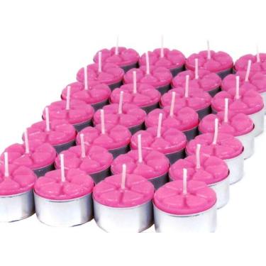 Imagem de 18 Velas Aromáticas De Rosas Luxo  Aromatizada Rechaud - Velitas (R)