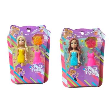 Imagem de Kit 2 bonecas filme desenho tik tok  com acessórios