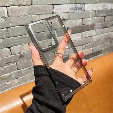Imagem de Capa de acrílico transparente para samsung galaxy, s23, s22, s21 plus ultra, s24 fe, a12, a52, a32, a73, a53, a33, a23, a54, a34, a24, cinza, para m54, f54 5g
