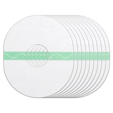 Imagem de 10 peças adesivos freestyle libre capas de sensor oval transparente adesivo à prova d'água patch transparente CGM overpatch